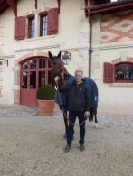 Todd de Suzan au pied du podium...