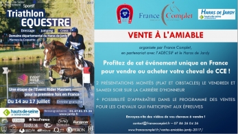 Vente amiable de chevaux de CCE...